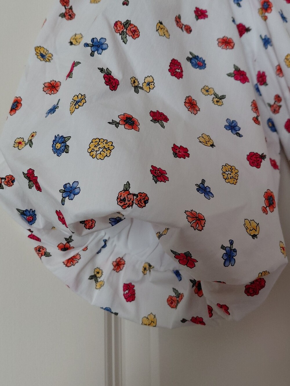 Puff Sleeve White Wrap Cottagecore Coquette Girl Blouse XL - Picture 4 of 11